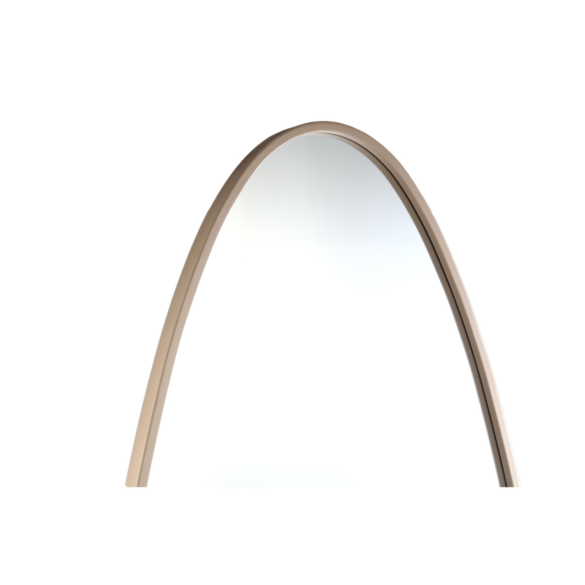 Serine Sand Steel Oval Mirror Large 78x3,5x180cm PTMD - Spiegel - PTMD - livinglovely.nl