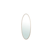 Serine Sand Steel Oval Mirror Small 50x3,5x140cm PTMD - Spiegel - PTMD - livinglovely.nl