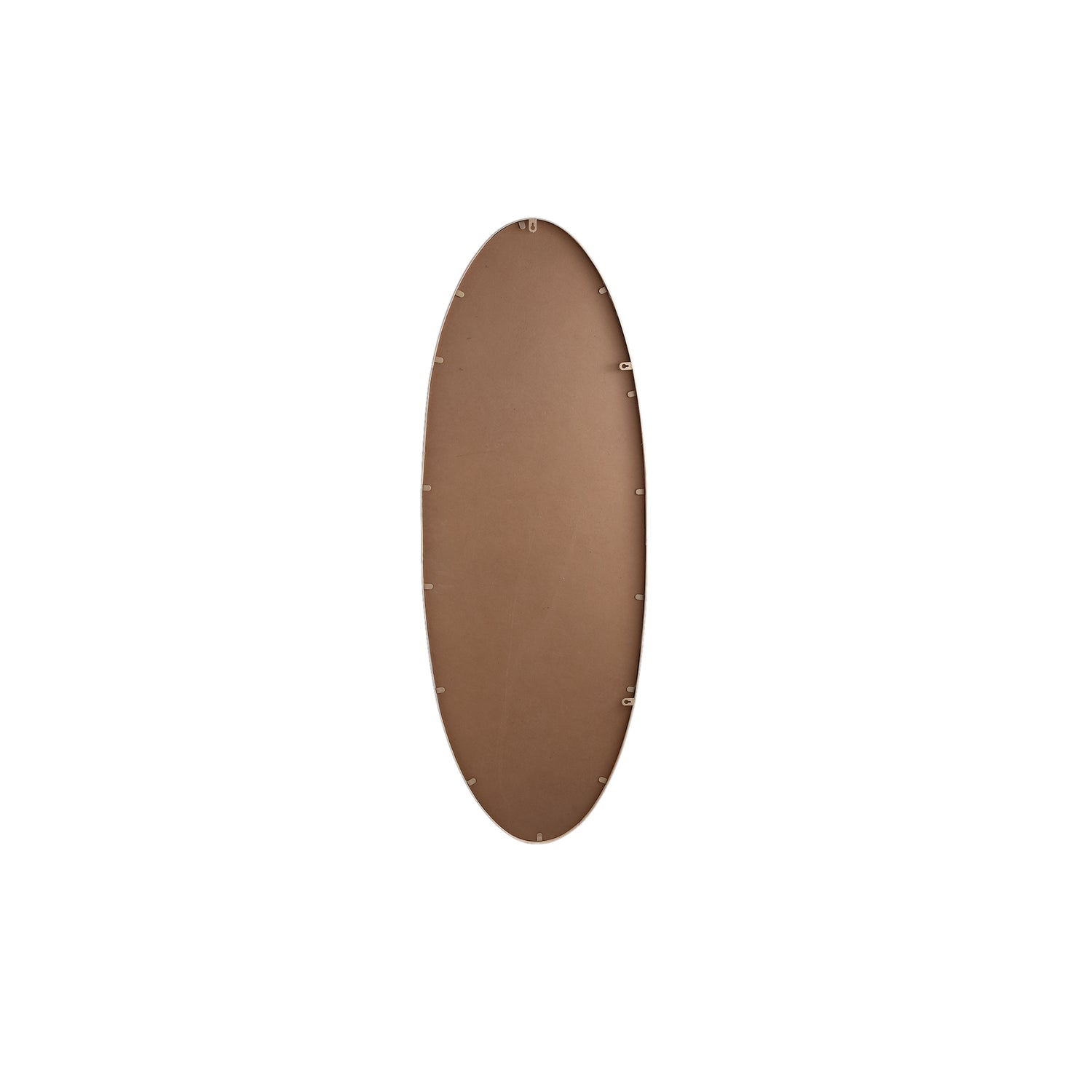 Serine Sand Steel Oval Mirror Small 50x3,5x140cm PTMD - Spiegel - PTMD - livinglovely.nl