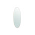 Serine White Steel Oval Mirror Small 50x3,5x140cm PTMD - Spiegel - PTMD - livinglovely.nl