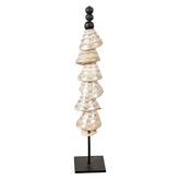Set Ornamenten Indonesische Schelpentoren Pearl J72 + J73 - Pole To Pole - Ornament - Pole To Pole - livinglovely.nl