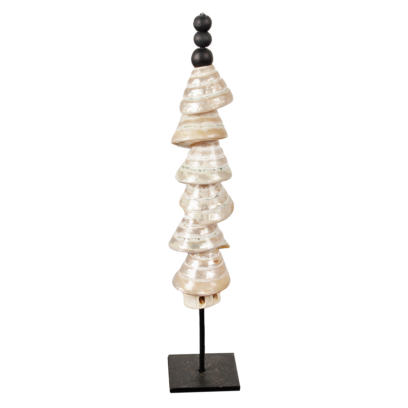 Set Ornamenten Indonesische Schelpentoren Pearl J72 + J73 - Pole To Pole - Ornament - Pole To Pole - livinglovely.nl