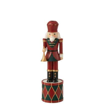 Kaarshouder Notenkraker Large uit de set van J-Line, 32,5 cm hoog