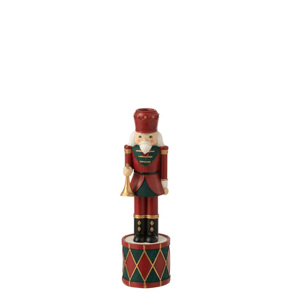 Kaarshouder Notenkraker Small uit de set van J-Line, 25,5 cm hoog