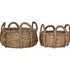 Set van 2 lage manden Colony waterhyacint MUST Living