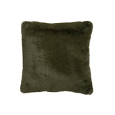 Kussen Cutie Groen uit de set van J-Line, donkergroen sierkussen van 45x45 cm