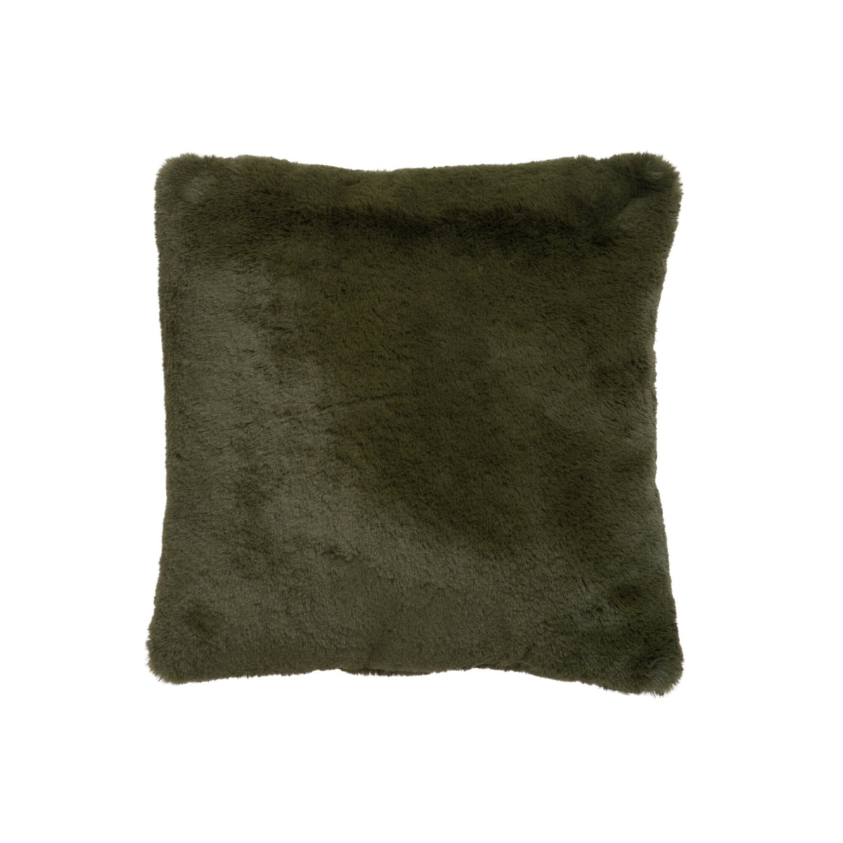Kussen Cutie Groen uit de set van J-Line, donkergroen sierkussen van 45x45 cm