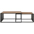 Set Van 2 Salontafels Cosmo Vierkant van DTP Home in gerecycled teakhout
