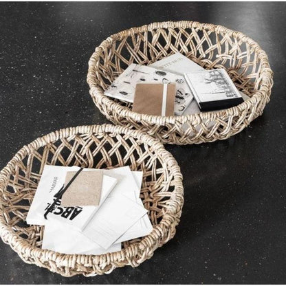 Schalen Formentera naturel in twee maten MUST Living