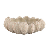 Triena Schaal Beige Large uit de set van PTMD, grote pompoenschaal van cement