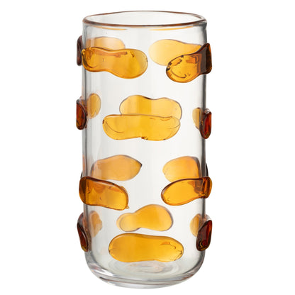 Grote Pebbles vaas van J-Line uit de set, Ø17cm x H32cm
