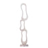 Set Van 3 Camare Beelden Abstract Beige van PTMD, het grote beeld op witte achtergrond