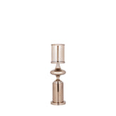 Set Van 3 Rodire Windlichten RVS Brons van PTMD, het kleinste windlicht van 41 centimeter