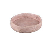 Yadin Cement Schaal Roze Medium van PTMD, onderdeel van de Set Van 3 Schalen Yadin Cement Roze, op witte achtergrond