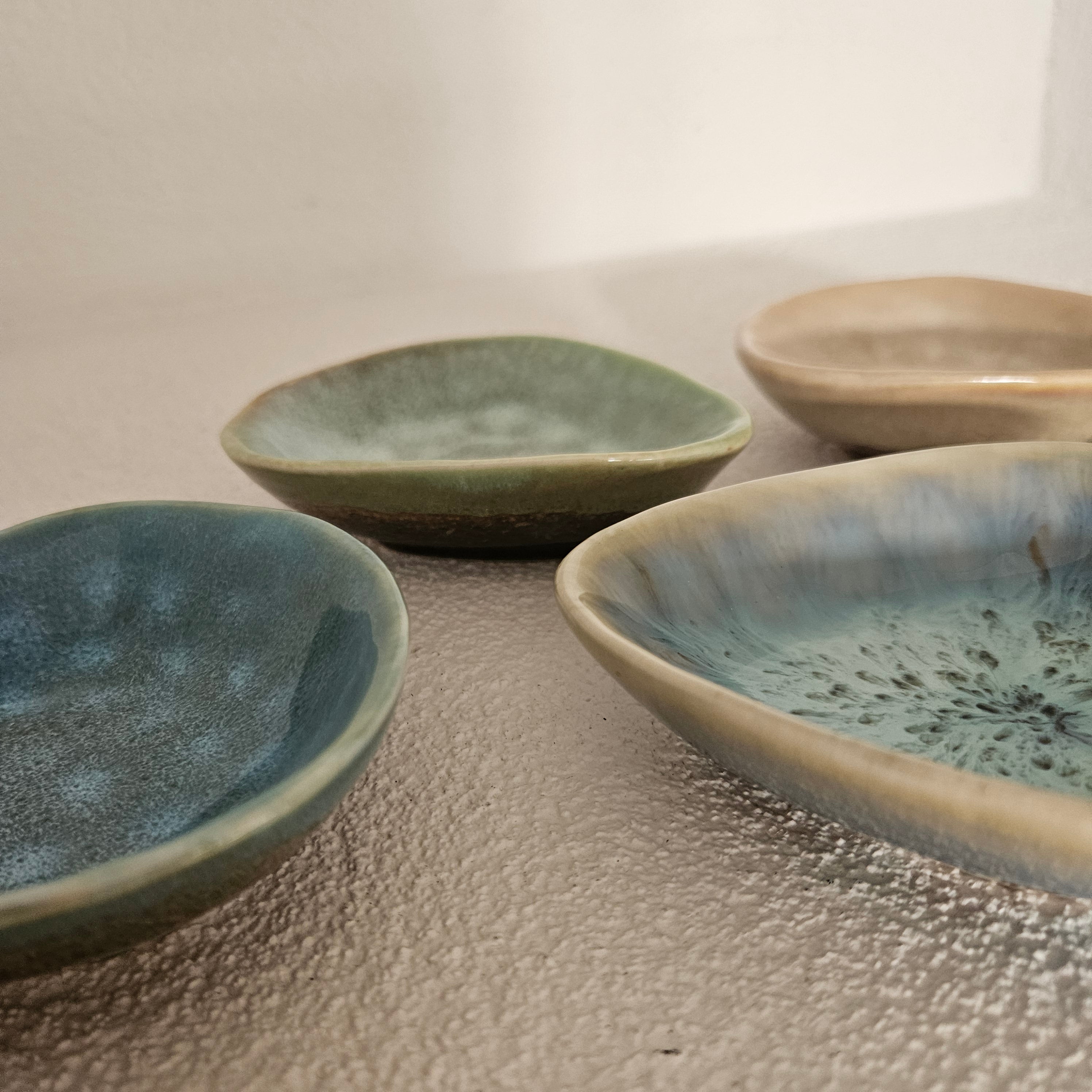 Set van 4 snack schoteltjes - Schaal - Living Lovely - livinglovely.nl