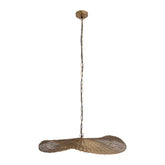 Shauney Gold iron wavy hanging lamp round S PTMD - Hanglamp - PTMD - livinglovely.nl