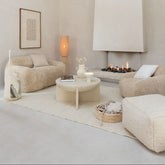 Shearl 1-zits Sofa Cream Large J-Line - Fauteuil - J-Line - livinglovely.nl