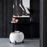 Sidetabel Acaciahout Zwart J-Line - Sidetable - J-Line - livinglovely.nl