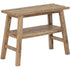 Sidetable Antiques Semeru van MUST Living in naturel, gerecycled teakhout, volledig in beeld op een neutrale achtergrond