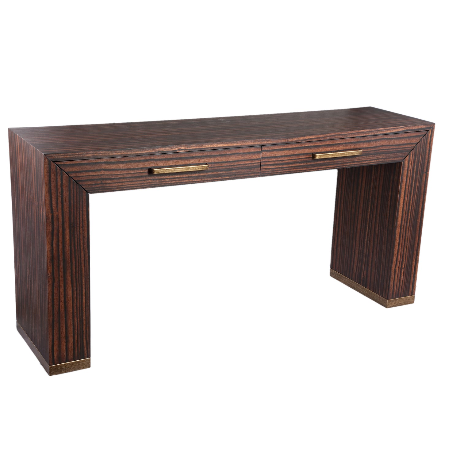 Sidetable / Bureau Tiess Hout 2 Lades PTMD - Bureau - PTMD - livinglovely.nl
