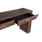 Sidetable / Bureau Tiess Hout 2 Lades PTMD - Bureau - PTMD - livinglovely.nl