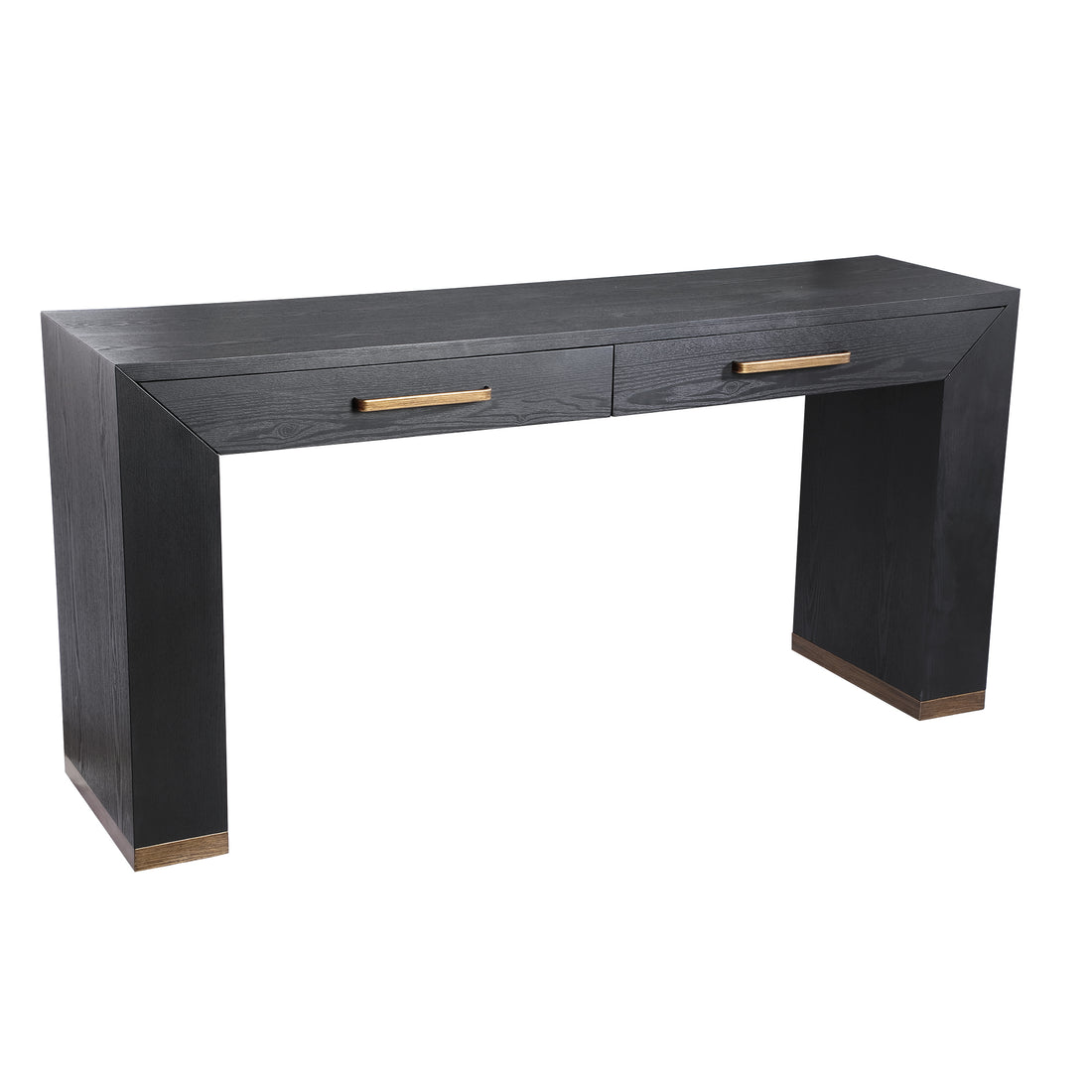 Sidetable / Bureau Tiess Hout 2 Lades PTMD - Bureau - PTMD - livinglovely.nl