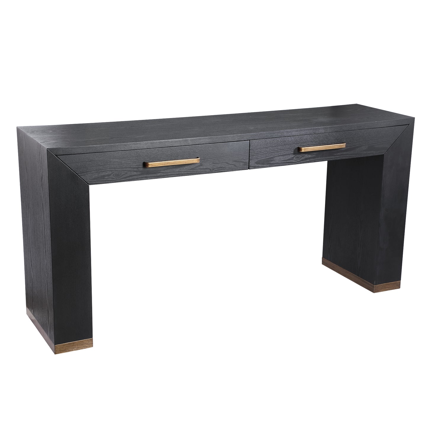 Sidetable / Bureau Tiess Hout 2 Lades PTMD - Bureau - PTMD - livinglovely.nl