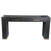Sidetable / Bureau Tiess Hout 2 Lades PTMD - Bureau - PTMD - livinglovely.nl