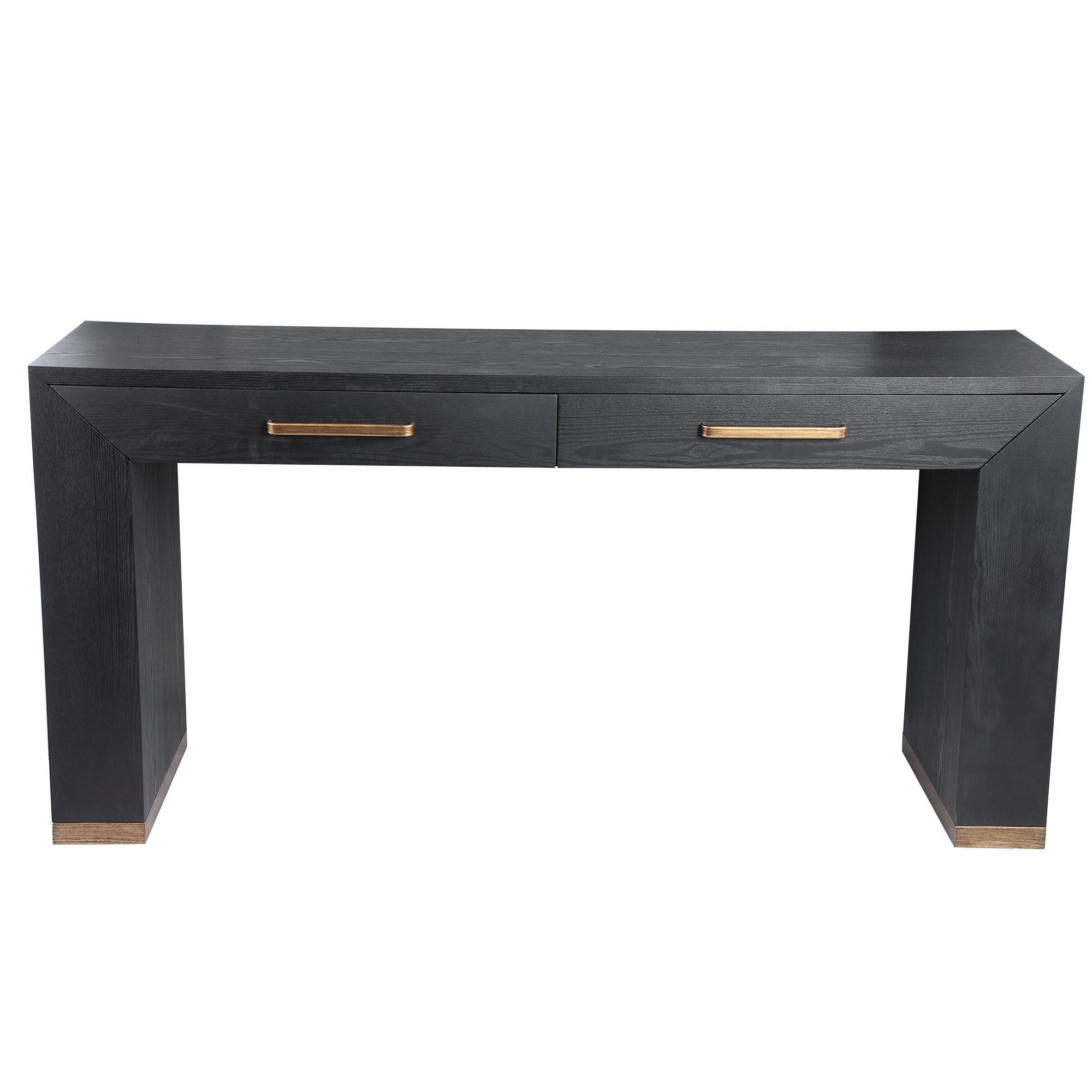 Sidetable / Bureau Tiess Hout 2 Lades PTMD - Bureau - PTMD - livinglovely.nl