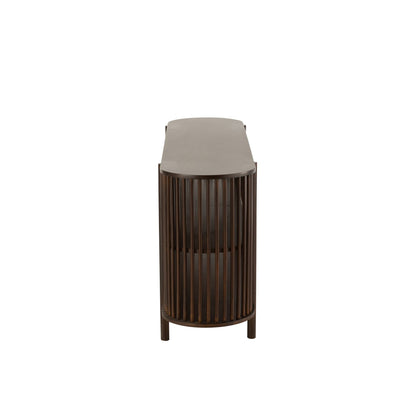 Sidetable Conie 2 Planken Mangohout Donkerbruin J-Line