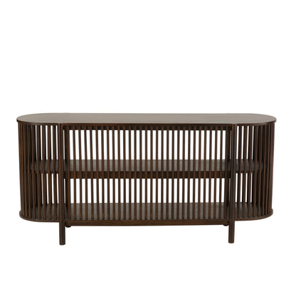 Sidetable Conie 2 Planken Mangohout Donkerbruin J-Line