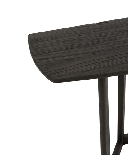 Sidetable Maty Exotiek Hout Zwart - Sidetable - J-Line - livinglovely.nl