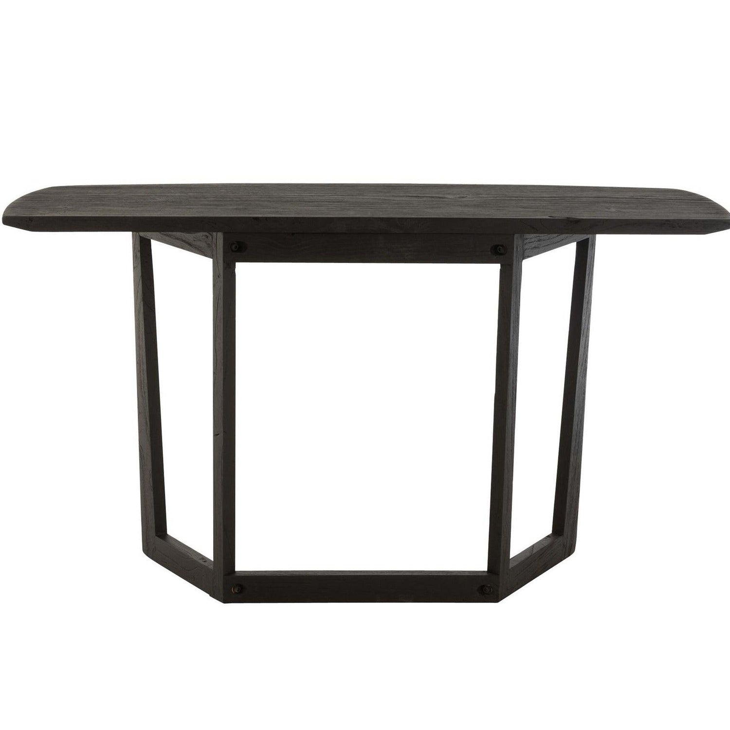 Sidetable Maty Exotiek Hout Zwart - Sidetable - J-Line - livinglovely.nl