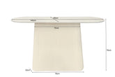 Sidetable Patrice 140cm met massief mangohouten blad van 30 mm
