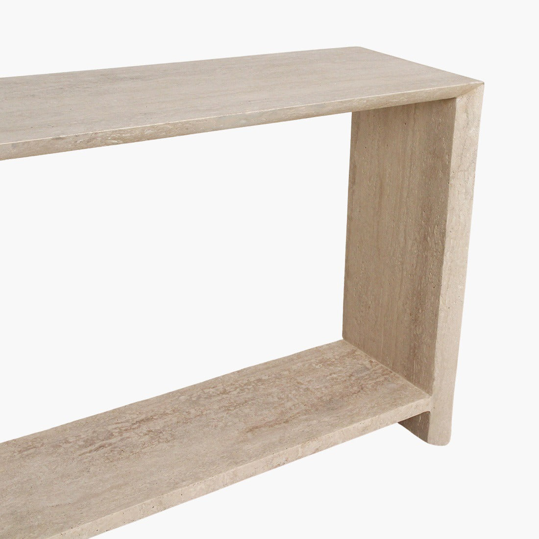 Sidetable Travertin sleaky Raw Materials - Sidetable - Raw Materials - livinglovely.nl