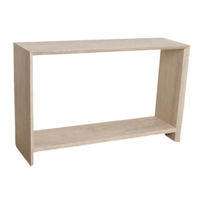 Sidetable Travertin sleaky Raw Materials - Sidetable - Raw Materials - livinglovely.nl