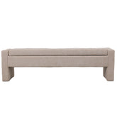 Sidney Bench Cream 160x41x45 cm PTMD - Bankje - PTMD - livinglovely.nl