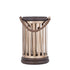 Sjorsh BrownGold Mango Wood St. Steel Lantern L PTMD - Lantaarn - PTMD - livinglovely.nl