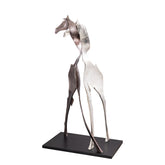 Skye Black Statue Giraffe Large PTMD - Beeld - PTMD - livinglovely.nl