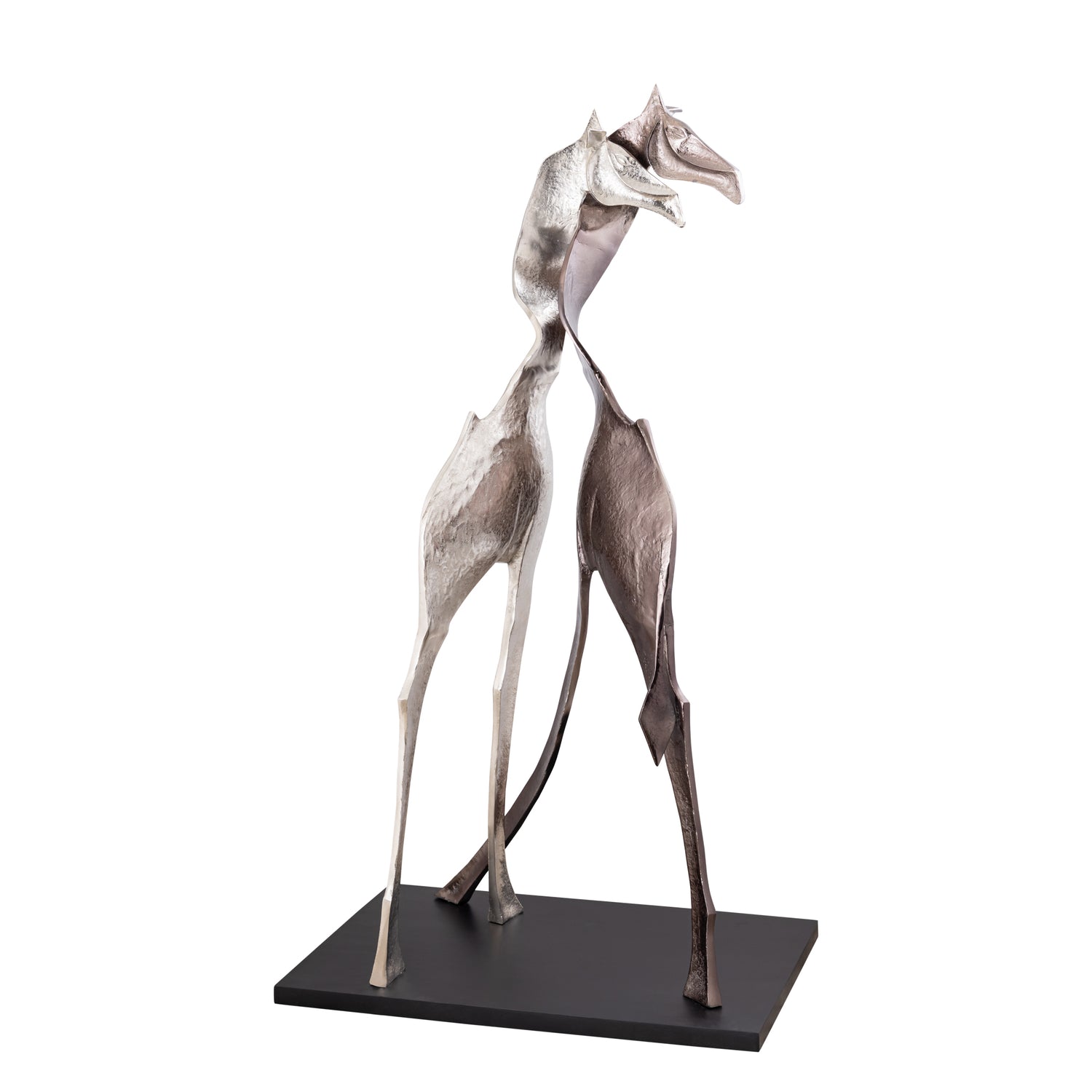 Skye Black Statue Giraffe Large PTMD - Beeld - PTMD - livinglovely.nl