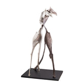 Skye Black Statue Giraffe Large PTMD - Beeld - PTMD - livinglovely.nl