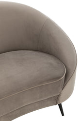 Sofa Elisabeth Silver J-Line - Bankstel - J-Line - livinglovely.nl