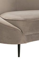 Sofa Elisabeth Silver J-Line - Bankstel - J-Line - livinglovely.nl