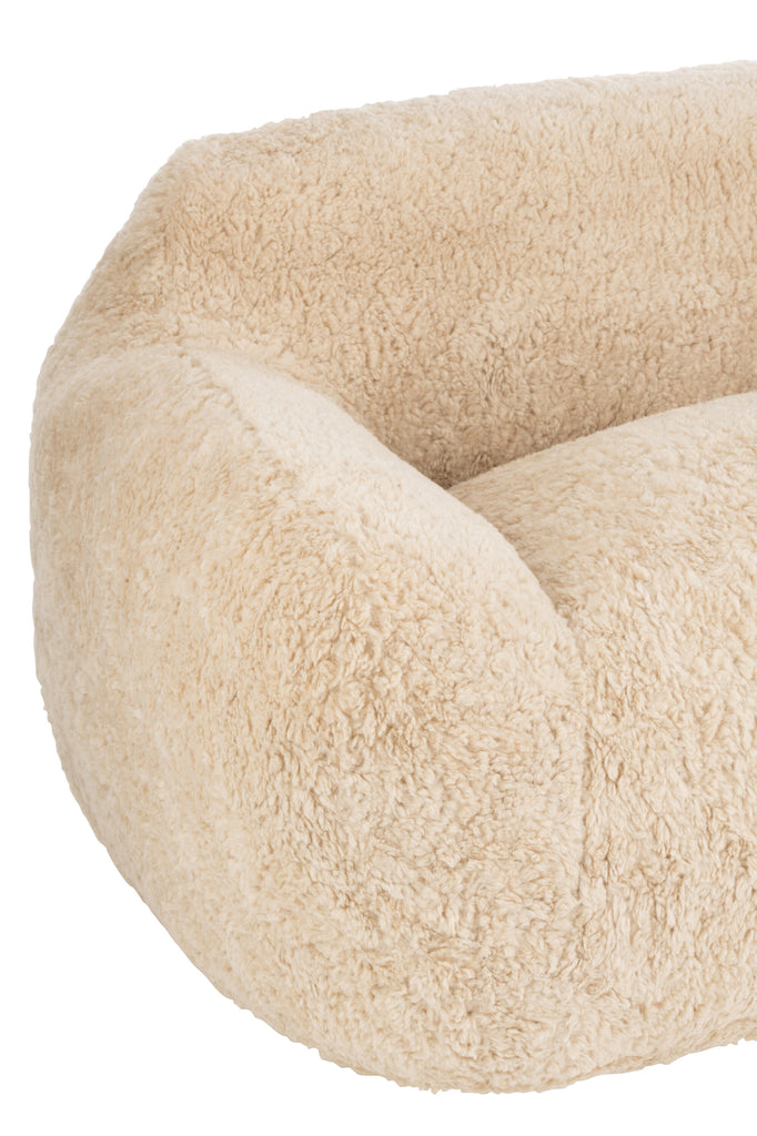 Shearl 1-zits Sofa Cream Large J-Line