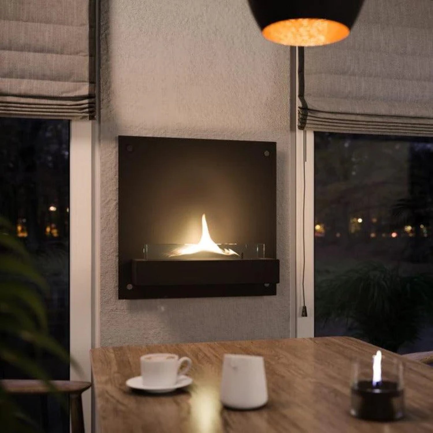 Solo 180 Wandhaard Zwart Tenderflame - Wandhaard - Tenderflame - livinglovely.nl