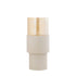 Soon Cream iron floor stormlight luster glass S PTMD - Kandelaar - PTMD - livinglovely.nl