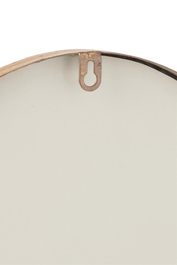 Spiegel Abstract Mdf/Glas Goud Large 80x45cm - Spiegel - J-Line - livinglovely.nl