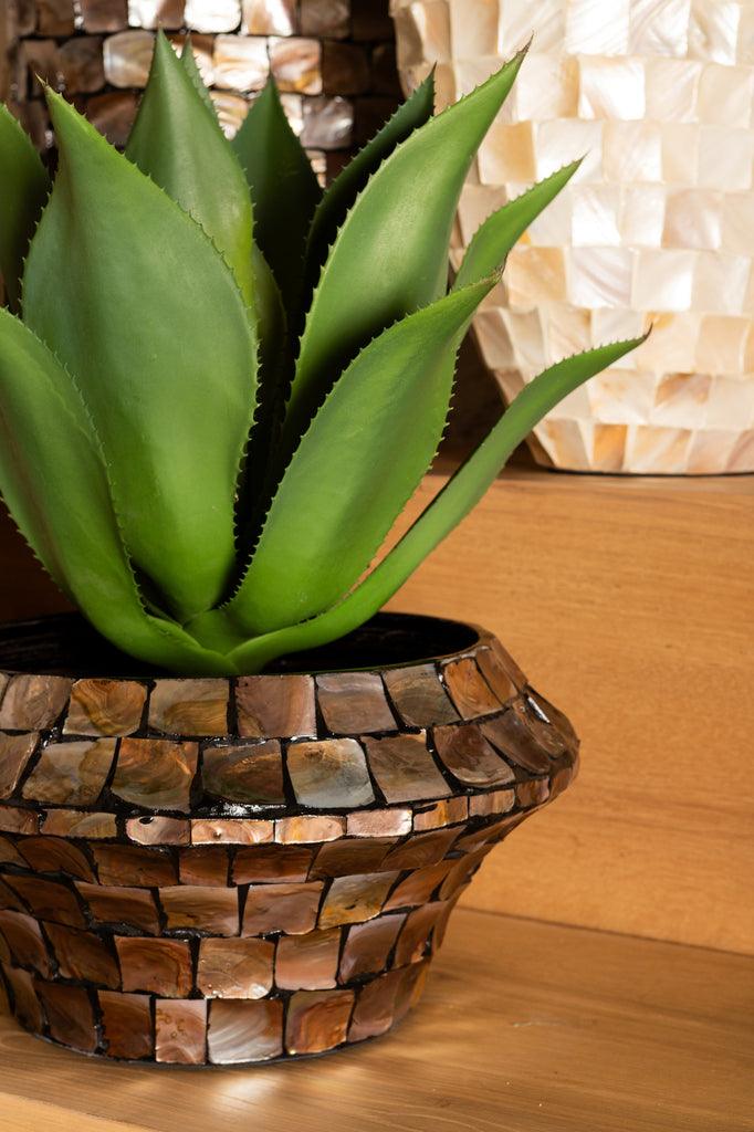 Spiegel Chelsae - 62x6x62 cm - Polyester - Brons PTMD - Spiegel - PTMD - livinglovely.nl