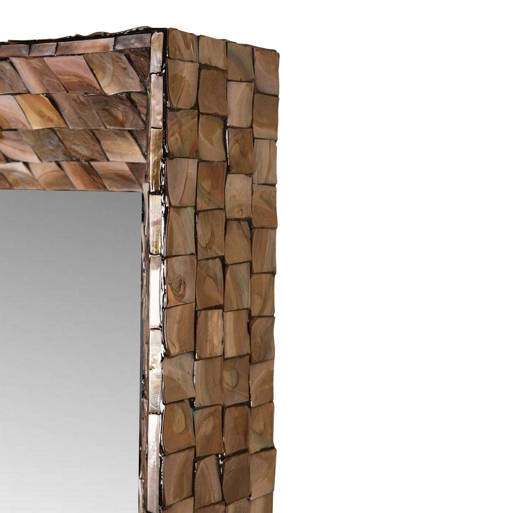 Spiegel Chelsae - 71x13x161 cm - Polyester - Brons PTMD - Spiegel - PTMD - livinglovely.nl