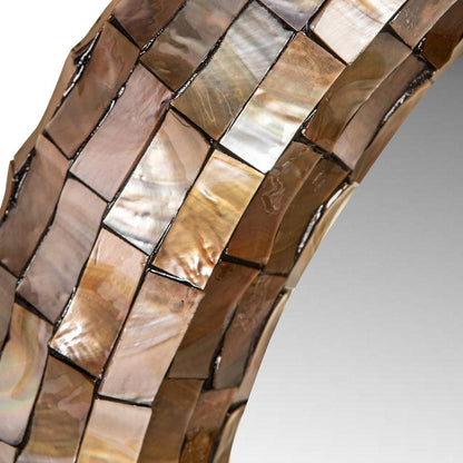 Spiegel Chelsae L - 82x6x82 cm - Polyester - Brons PTMD - Spiegel - PTMD - livinglovely.nl